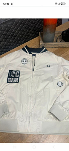 Fred perry white bomber - fred,