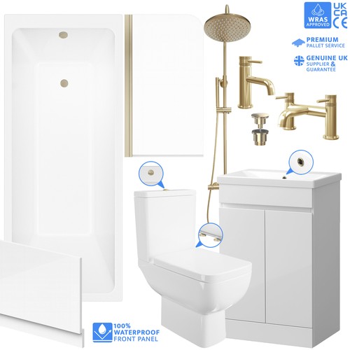 Complete bathroom suite - complete,