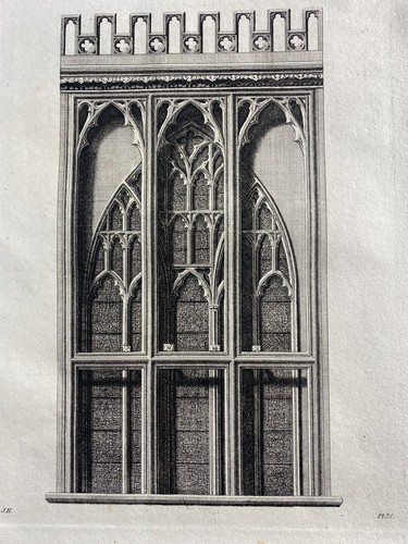 Antique print engraving