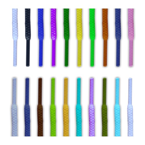 Round shoe laces coloured - round,