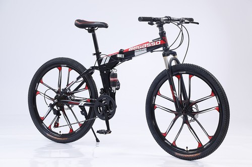 Inch black foldable bike - 26,