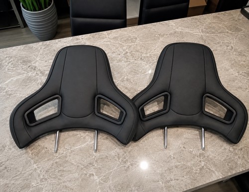 Leather car headrest - pu,