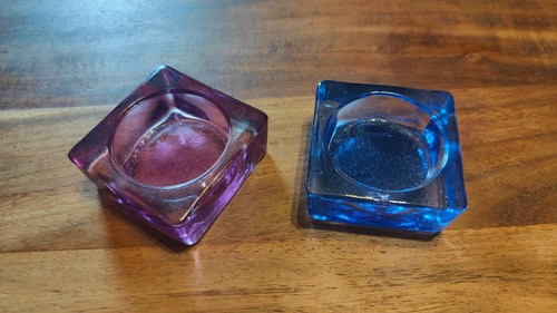 Blue purple glass - glass, tea