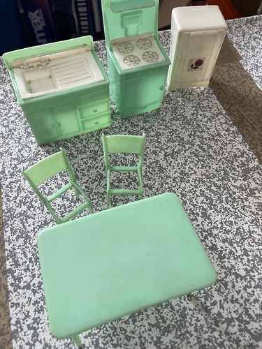 Vintage plastic dolls house