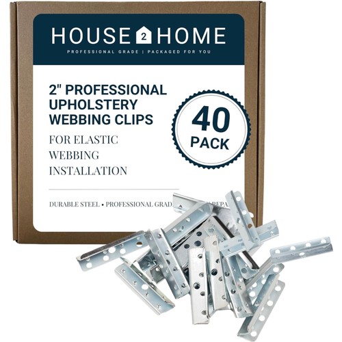 Metal end clips for - end, rubber
