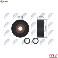 TENSIONER PULLEY VRIBBED BELT