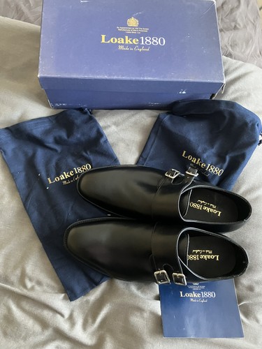 Loake 1880 mens black - 1880,