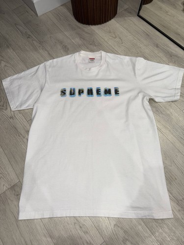 Supreme stencil tee white - supreme,