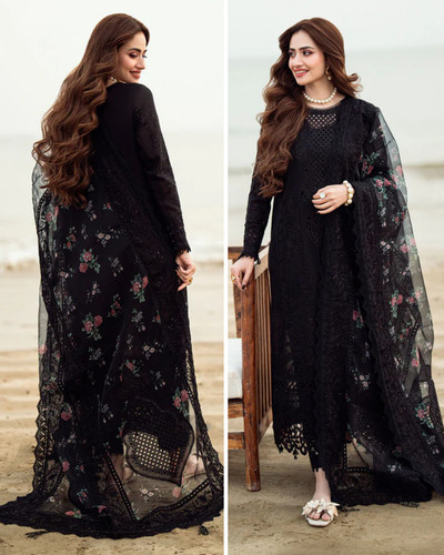 Pakistani embroidered black - pakistani,