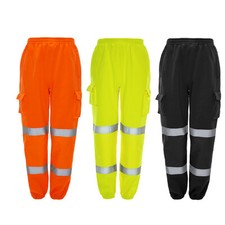 HI VIZ VIS JOGGING BOTTOMS