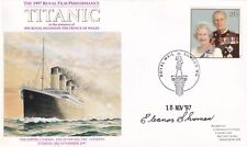 TITANIC SURVIVOR ELEANOR SHUMAN SIGNED COVER LTD TO 100