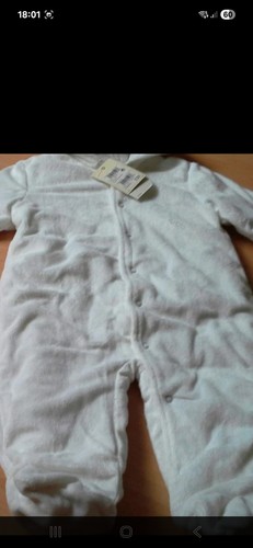 Next white fleece hooded - hooded, bear