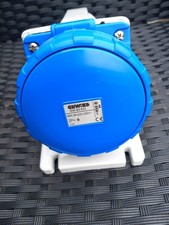 GEWISS GW63522 63 AMP 2P+E (3 PIN) IP67 WALL SOCKET.