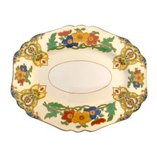 JOHN MADDOCK & SONS England Platter Minerva Pattern 10” Antique Royal Ivory