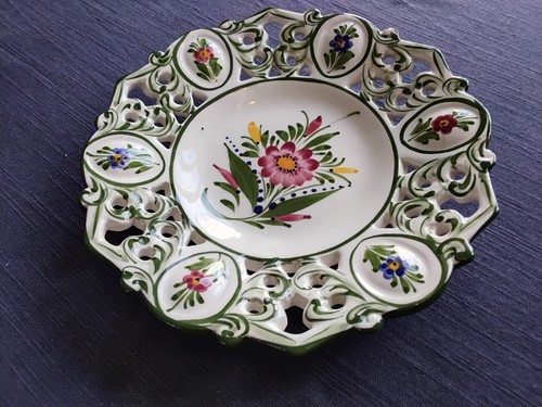 Wall plate plaque - wall, ceramic