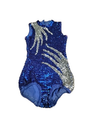 Vtg 50s blue sequin - vtg,