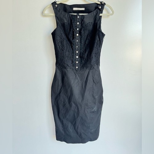 Karen millen black lace tuxedo - black,