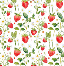 Strawberry Fields! 100% Cotton
