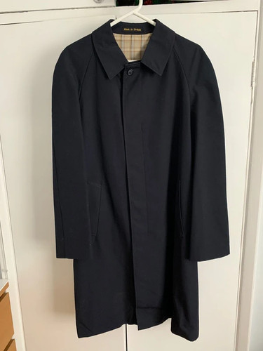 Dunn coat navy - &, 40"