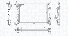 RADIATOR ENGINE COOLING FITS