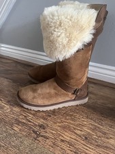 UGG Boots Size 5.5 UK, EU 38, Long Brown Sheepskin Lining