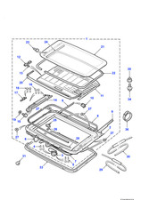 Land Rover Sunroof Drive Cable