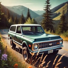 1972 K5 Blazer dirt road | AI