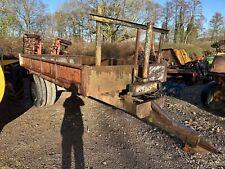 Tipping Trailer, Muck/Dump Trailer✅Single Axle✅Hydraulic Ram, Low Sides, Tractor