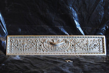 national cash register  model 39-3/4 cash drawer front brass nickel antique