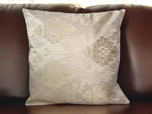 Cream beige cushion - cream,