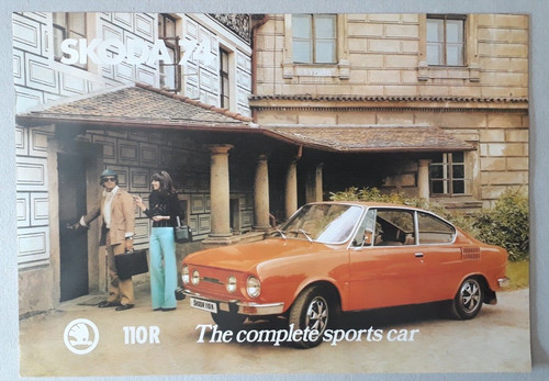Skoda 110r coupe leaflet - skoda, /