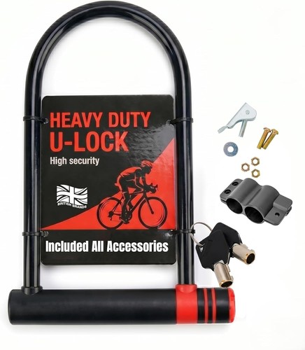 Bike lock shaped heavy - bike,
