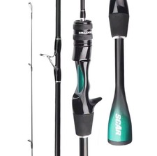6 Feet Ultralight Fishing Rod  Scar Spinning 2 Section Spinning Rod 1-6g Weight