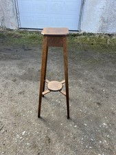 Vintage wooden plant stand - wooden, /