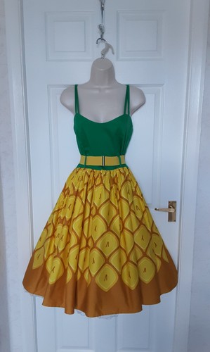 Collectif fit flare dress - collectif, &