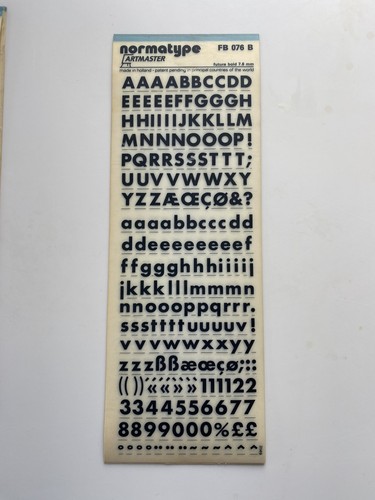 Normatype lettering furura - normatype,