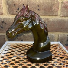 Antique metal horse head - metal,