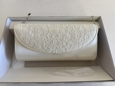 Rainbow Club Melody Ivory/Lace Clutch Bag