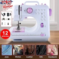 Portable Electric Sewing Machine Crafting 12 Built-In Stitches with Sewing kit