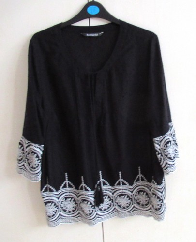 Bon marche black 100 - black, cotton