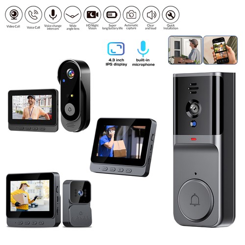 Smart wireless video doorbell - wireless,
