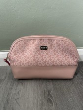 DKNY pink makeup bag