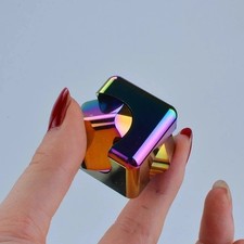 Alloy Cube Spinner Fidget