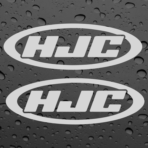 Hjc white graphics - hjc,