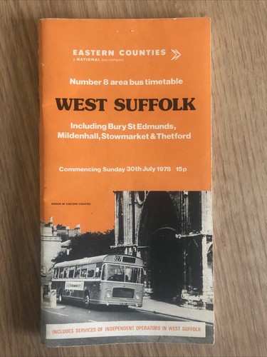 Eastern counties bus timetable - eastern,