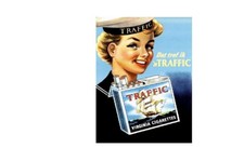 TRAFFIC CIGARETTES VINTAGE LOOK Retro Metal Sign KITCHEN SHED GARAGE A5 A4