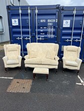 Sofa Suite Set 3 Piece With Footstool