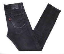 LEVI'S - Men's 511 Slim Fit Jeans 30"W / 31"W X 32"L Black Grey Stretch Denim S)