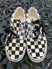 Vans Era Big Check black and navy sneakers Men’s Lace Up Trainers Size Uk 9