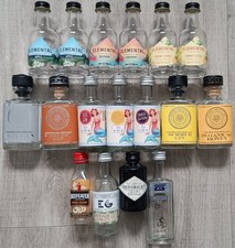 Empty 5cl miniature gin - x,